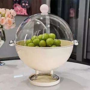 철제 원형수납함 커피캡슐보관함 브레드박스