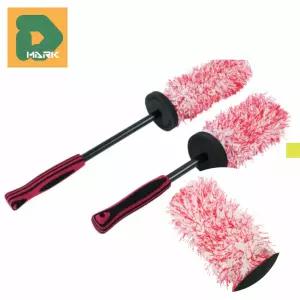 세차 휠브러쉬 자동차 납작형 휠클리너 찌든때 타이어청소 세차솔 분진제거 휠안쪽 틈새공략 전용솔 대형