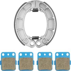 혼다 포트랙스 랜처 420 TRX420 20072021용 전면 브레이크 패드가 장착된 차부시 리어 슈즈 포맨 500 520