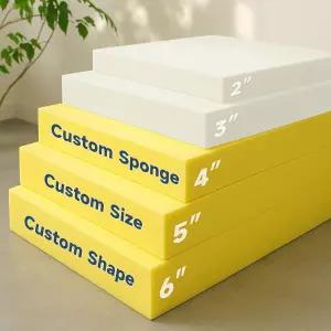 베이홈 맞춤 컷투사이즈 폼 고밀도 맞춤형 실내 장식용 소파 쿠션 교체용 의자 및 교체 시트 수리