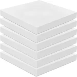 프렌다 6팩 3인치 X 20인치 실내용 고밀도 폼 쿠션 흰색 사각형 시트 교체 또는 상업용 스터핑 크래프트