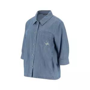 정품발송 자수포켓 데님 셔츠 1L41533_KJ 346421 피에이티