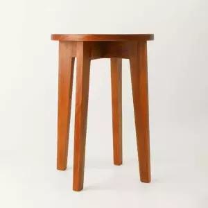 마호가니 우드 감성 나무 원목 의자 스툴