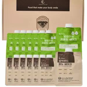 신제품 출시 참미소 쉐이크 2종 선물세트 발효야채 프로틴 7개 블랙푸드 쌀눈 명절 추석 연말 건강 헬스 설