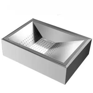 감자튀김 보온 바스켓 바구니 거치대 채반 포장 스텐