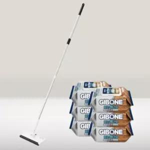 [기본에] 터치 바로톡 밀대걸레 + 전용 물걸레청소포 30매 6팩