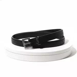 [생로랑]PARIS 모노그램 로고 벨트 612616 DTI0E 1000 816367