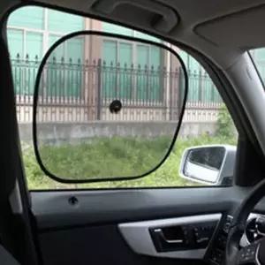 (선택 E4623접이식차량용햇빛가리개 2개입 블랙)LW 차량용 창문 햇빛가리개 2개 운전석 조수석 뒷자석 썬바