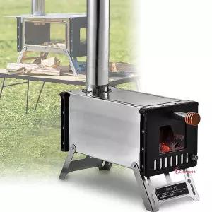 캠핑화목난로 나무난로 장작 미니우드스토브 야외klm308