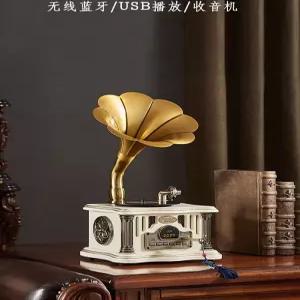 턴테이블 레코드 플레이어 휴대 블루투스 가정용 인테리어 투명 클래식 디스