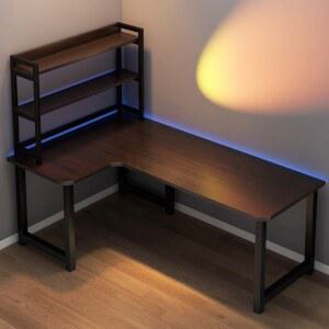 데스크 게이밍 서재 컴퓨터 코너형 1600 1400 책상 조립식 L형