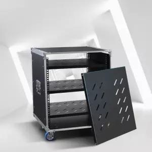 오디오 랙케이스 이동식 콘솔 스피커 박스 증폭기 오디오랙 선반 엠프 수납 바퀴