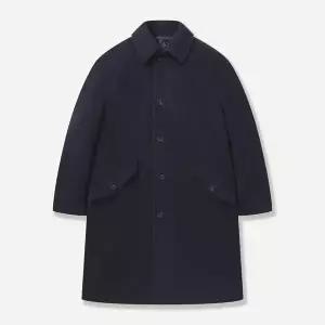 [본](신세계 사우스시티)세미오버핏 네이비 발마칸코트