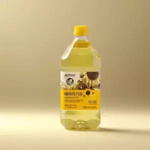 노브랜드 해바라기유 식용유 2L 1개 양념 소스 조미료 오일 건강 냉압착 올리브 콜드프레스 식물성오일