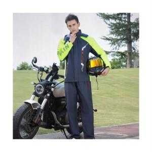 린보 라이딩 우비세트 방수 방풍 고급 반사 기능 자전거 오토바이 투피스 우의