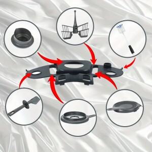 호환 써머믹스 TM5다용도 주방 보관함 1개 - 뚜껑  주걱  믹서 청소용 브러시 가능