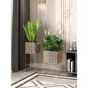 철제 화분대 골드 스타일 북유럽인테리어 화분받침대 하이