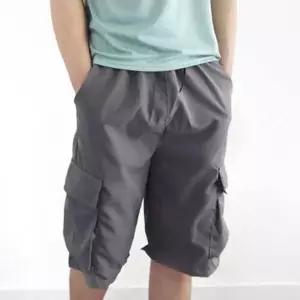 남성용 여름 카고 밴딩 반바지 바스락 6부 건빵팬츠