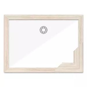 보석십자수 패브릭형 액자 50x65 고급형 우드 라떼 (KYR-WB609B5)