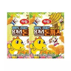 하림 용가리 돈까스 385g 2봉