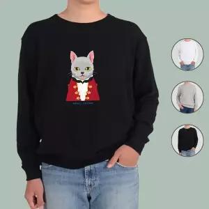 [하프클럽/알티피아]맨투맨 전색상 동물 멋진 빨강 프린트셔츠