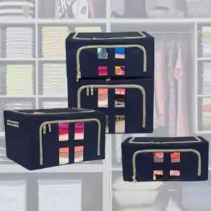 정리함 의류 접이식 이불 리빙박스 보관함 수납 100L