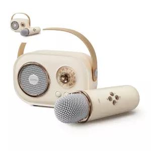 무선 블루투스 노래방 마이크 캠핑용 스피커 휴대용