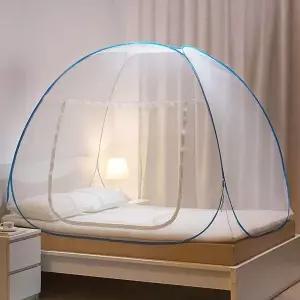 [콩심팥심]게더릭 간편 모기장 (180x200cm) (레이스)