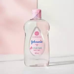 존슨즈 베이비 오일 500ml 베이비파우더향 신생아 바디오일