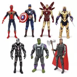 어벤져스 히어로 피규어 7종세트 헐크 스파이더맨18cm