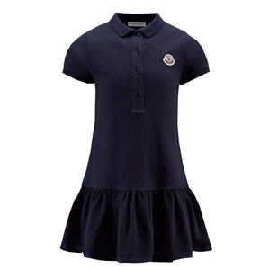 [국내발송] 몽클레르 키즈 폴로셔츠 드레스 원피스 딥네이비 8I00011 8496F 773 8A 10A