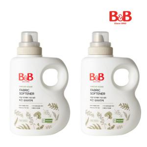 비앤비 비건 섬유유연제 1500ml 용기형 2입