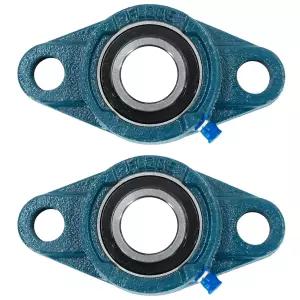 CHR 2 Pacl UCFL205-16 베개 블록 베어링 플랜지 장착 - 1인치 보어가 있는 크롬 스틸 ISO 9001-2015 인증