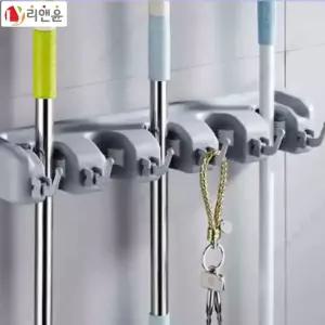 청소도구 걸이 다용도 밀대 대걸레 우산 정리대 마대 홀더 수납 거치대