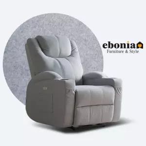 코모드 전동 1인 리클라이너 아쿠아텍스 이지클린 컵홀더 소파의자 *무료배