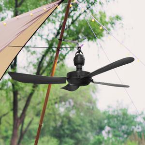 캠핑 타프팬 천장 선풍기 천장형 텐트 차박 S-FAN 검정