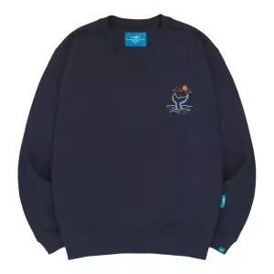 엘라모 기모M 웨일테일 맨투맨 남녀공용 빅사이즈 S~4XL