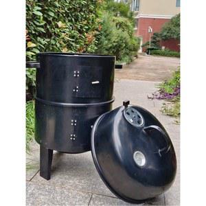 태우기 숯불 30CM 쓰레기 연소 폐지 클립 드럼통 농촌 신문 연소기 소각로 실버 화목