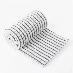 고품질 무릎담요 그레이체크 항공 이불 겨울 따뜻한 겨울 온열 (WFHH3M5)