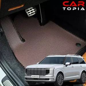 디올뉴 팰리세이드 LX3 벌집매트 TPE 더블 엠보 카매트 7인승 9인승 발판 하이브리드 가솔린 용품