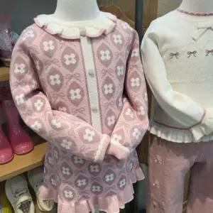 치크 DP01 여아 자카드 스커트세트  CKSV25W2G