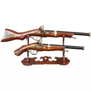모형총 화승총 중세 피규어 총모형 인테리어 매장 유럽