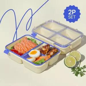 코코라커 캔디팟 칸칸분리 도시락 컴팩트세트 2color)