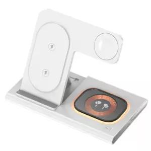 으뜸 폴딩 3IN1 갤럭시용 고속 무선충전기(화이트) 차량용휴대폰거치대