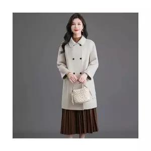 템퍼티샵 여성 추동 더블 울 코트 하프 모직 SOH4