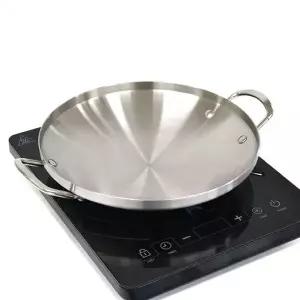 스텐 전골팬 양수 인덕션 삼중곱창전골팬 2호-28cm (WFK9RH5)