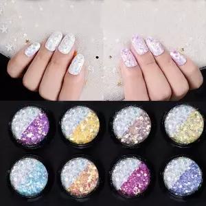 블링블링 셀프젤네일 빛반응 8종 글리터 반짝이 (WFK9CUC)