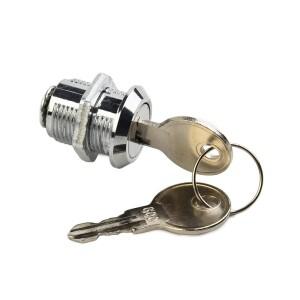 열쇠 2 개가 있는 금속 우편함 잠금 장치  서랍 캐비닛 찬장 문짝 혀 집 개조 가구 하드웨어  20mm  16mm