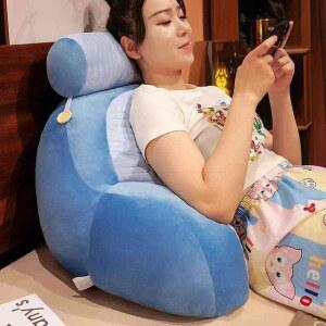 두꺼운 대형 침대 레드 대형등쿠션 삼각쿠션 패키지 등받이 등받이삼각쿠션 받침대 보호