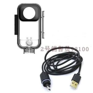 SJCAM  카메라 방수 케이스 충전기/충전 박스 C300/C400용 USB 케이블 흔들림 방지 모터사이클 보호 프레임